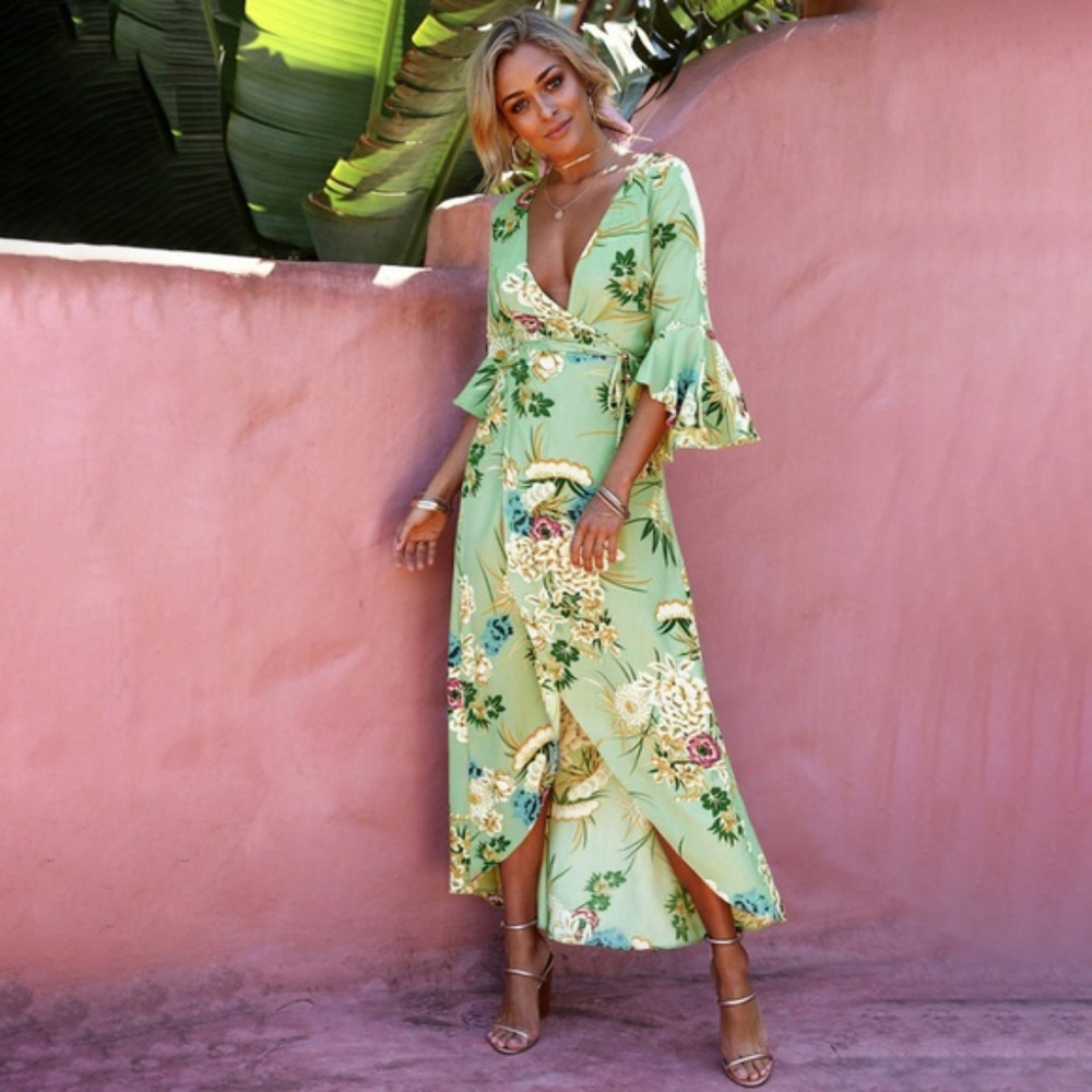2021 Soho Floral Maxi Dress - Picture 4 of 8